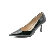 Steve Madden Modernt Svarta Lackpumps Black, Dam