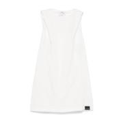 Courrèges Vit Ärmlös Racerback Topp White, Dam