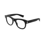 Saint Laurent Klassisk Svart Läder Axelväska Black, Unisex