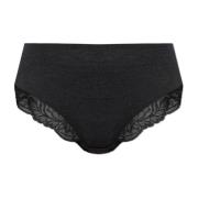 Hanro Briefs med spetsdetaljer Black, Dam