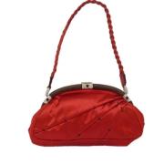 Valentino Vintage Pre-owned Tyg axelremsvskor Red, Dam