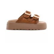 Casadei Platform Sandaler Brown, Dam