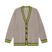 Maliparmi Check Cardigan Multicolor, Dam