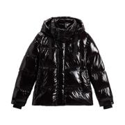 Woolrich Svart Parka för Kvinnor Aw24 Black, Dam