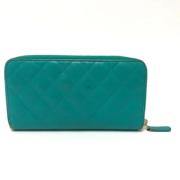 Chanel Vintage Pre-owned Laeder plnbcker Green, Dam