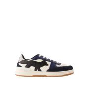 Maison Kitsuné Blå Läder Sneakers - Chiru Multicolor, Herr