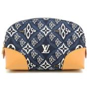 Louis Vuitton Vintage Pre-owned Tyg louis-vuitton-vskor Blue, Dam