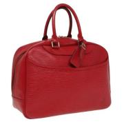 Louis Vuitton Vintage Pre-owned Laeder handvskor Red, Dam