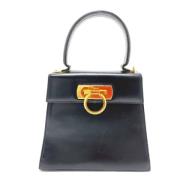 Salvatore Ferragamo Pre-owned Pre-owned Laeder handvskor Black, Dam