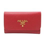 Prada Vintage Pre-owned Laeder plnbcker Red, Dam