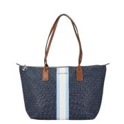 Michael Kors Pre-owned Pre-owned Plast handvskor Blue, Dam