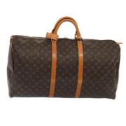 Louis Vuitton Vintage Pre-owned Canvas handvskor Brown, Dam