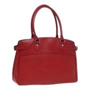 Louis Vuitton Vintage Pre-owned Laeder handvskor Red, Dam