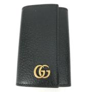 Gucci Vintage Pre-owned Laeder nyckelhllare Black, Dam