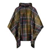 Barbour Klassisk Tartan Vattentät Poncho Green, Herr