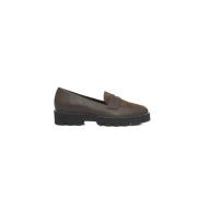 Cerruti 1881 Silverdetalj Gummisula Loafers Brown, Dam