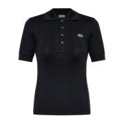 Lacoste Polo med logotyp Black, Dam