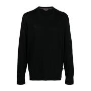 Michael Kors Black Core Merino Crew Black, Herr