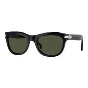 Persol Klassiska solglasögon svart ram Black, Unisex