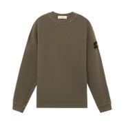 Stone Island Diagonal Fleece 'Old' Effect Sweater Brown, Herr