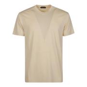 Tom Ford Casual Bomull T-shirt Beige, Herr