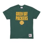 Mitchell & Ness Green Bay Packers NFL T-tröja Green, Herr