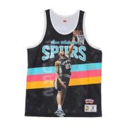 Mitchell & Ness NBA Basket Tank Top Tim Duncan Multicolor, Herr