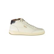 Blauer Vit Polyester Sneaker White, Herr