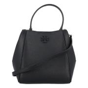 Tory Burch Svart Handväska McGraw Hinkväska Black, Dam