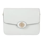 Tory Burch Crosshatched Konvertibel Axelväska Blue, Dam