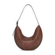 Etro Brun Essential Hobo Väska med Läder Brown, Dam