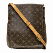 Louis Vuitton Vintage Pre-owned Tyg louis-vuitton-vskor Brown, Dam