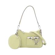 Louis Vuitton Vintage Pre-owned Laeder louis-vuitton-vskor Green, Dam