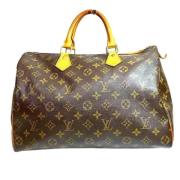 Louis Vuitton Vintage Pre-owned Tyg louis-vuitton-vskor Brown, Dam