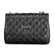 Guess Svart Kvinnors Kedja Crossbody Väska Black, Dam