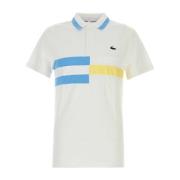 Lacoste Vit Piquet Pikétröja White, Herr