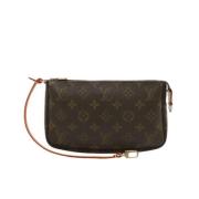 Louis Vuitton Vintage Pre-owned Canvas kuvertvskor Brown, Dam