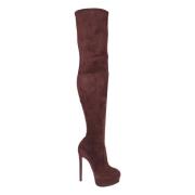 Casadei Bruna Ankelboots Flora Jolly Stil Brown, Dam