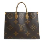 Louis Vuitton Vintage Pre-owned Tyg louis-vuitton-vskor Brown, Dam