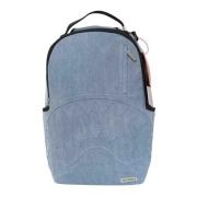 Sprayground Stone Washed Shark Denim Ryggsäck Blue, Unisex