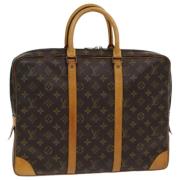 Louis Vuitton Vintage Pre-owned Canvas portfljer Brown, Dam