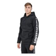 Sprayground Svart Dragkedja Hoodie med Unik Design Black, Herr