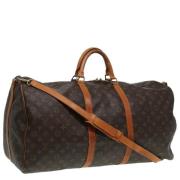 Louis Vuitton Vintage Pre-owned Canvas handvskor Brown, Dam