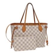 Louis Vuitton Vintage Pre-owned Canvas axelremsvskor White, Dam