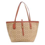 Coach Pre-owned Pre-owned Canvas totevskor Beige, Dam