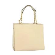 Celine Vintage Pre-owned Canvas celine-vskor Beige, Dam