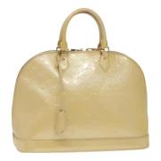 Louis Vuitton Vintage Pre-owned Laeder handvskor Beige, Dam