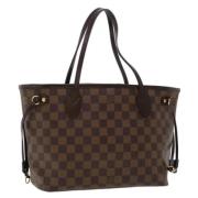 Louis Vuitton Vintage Pre-owned Canvas axelremsvskor Brown, Dam