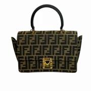 Fendi Vintage Pre-owned Tyg fendi-vskor Brown, Dam