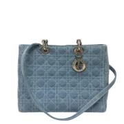 Dior Vintage Pre-owned Tyg dior-vskor Blue, Dam